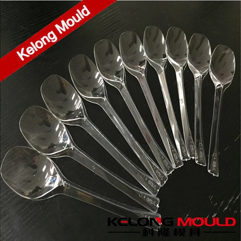 16 Cavities Plastic Spoon Knife Fork Injection Mould