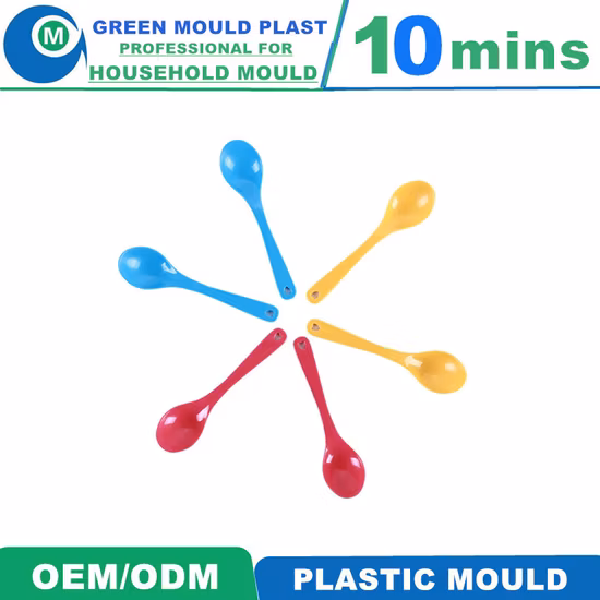 Пластиковые столовые приборы, ложка, нож, вилка, горячеканальная литьевая форма